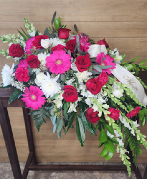 Radiant Love Casket Spray