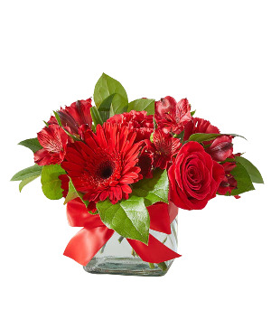 Radiant Red Floral Arrangement