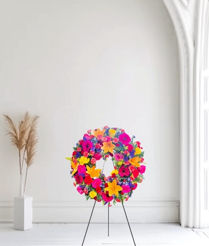 Radiant Remembrance  Open Wreath 