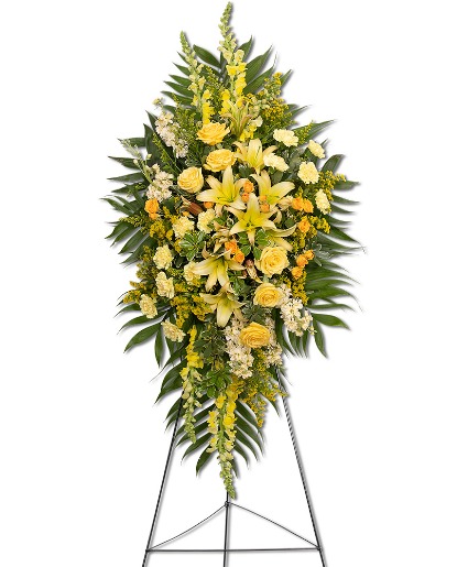 Radiant Remembrance Standing Spray Sympathy