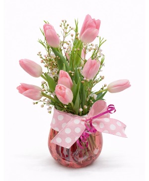 Radiant Spring Tulip arrangement- perfect for spring!