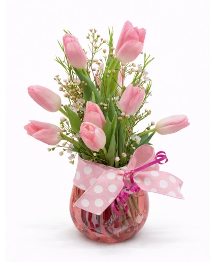 Radiant Spring Tulip arrangement- perfect for spring!