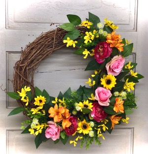 Radiant Summer Wreath