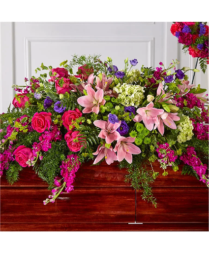 Radiant Tribute Casket Spray 