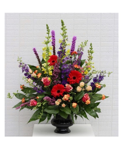 Radiant Tribute" Pedestal Arrangement 