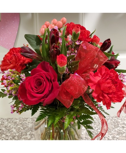 Radical Red with Valentine Balloon 