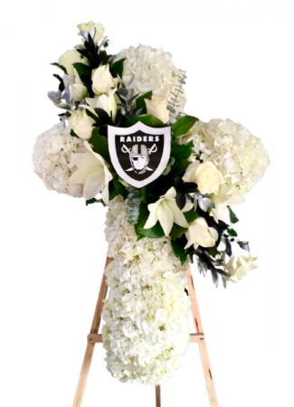 Raider FAN cross arrangement  in Whittier, CA | Rosemantico Flowers