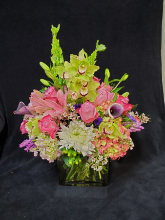 rainbow bash Vase Arrangement 