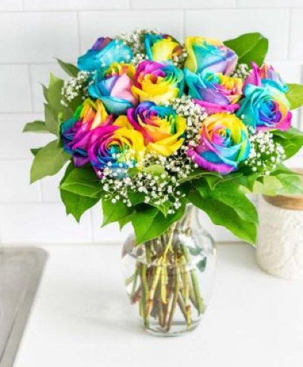 Rainbow Roses Roses