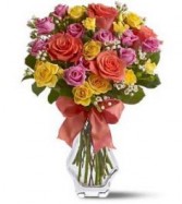 Rainbow Sherbert  Roses Get Well