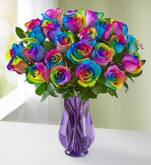 Rainbow Unicorn Roses  