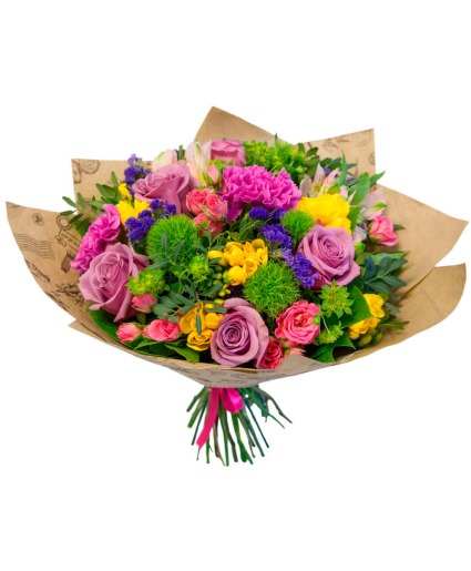 Rainbow Wishes Bouquet assorted flowers
