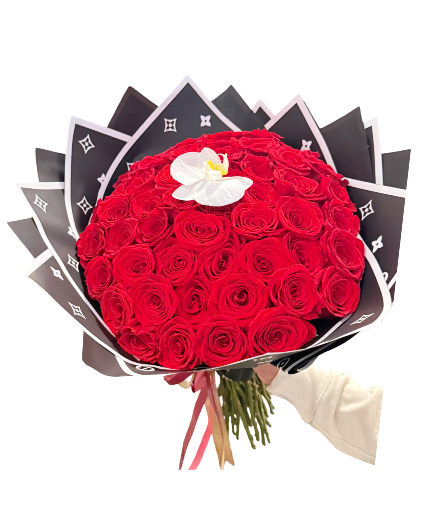 Ramo buchon Red roses 