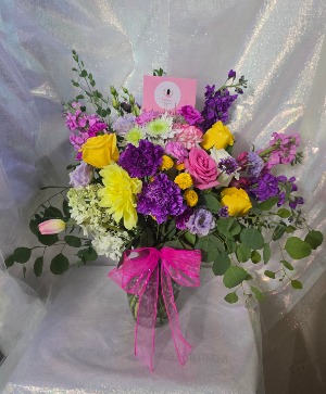 Raspberry Dream Flower Arrangement