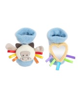 Rattle Socks - Cow Gift