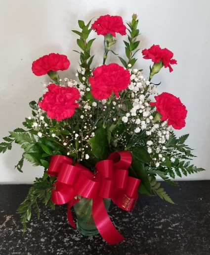 Ravishing in Red Carnations