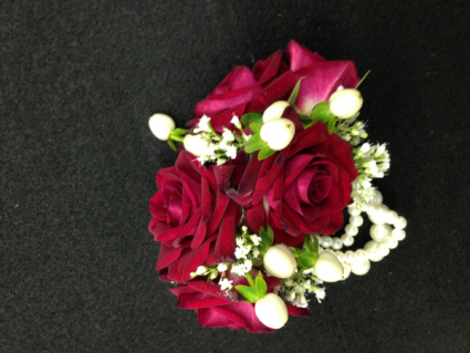 Ravishing Red Wrist Corsage