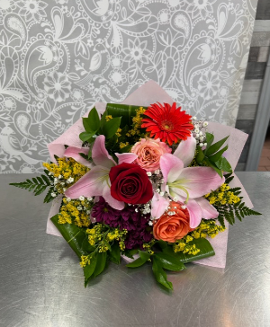 Beautiful Blooms Bouquet  Wrapped Bouquet 