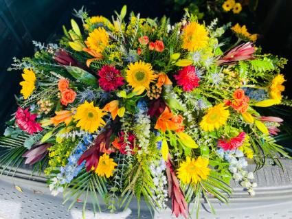 Rays of Sunshine Casket Blanket 