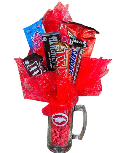 Razorback Mug Candy Bouquet 