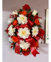 Red and Orange Artificial Design