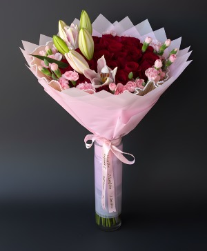 Red and Pink dream bouquet  