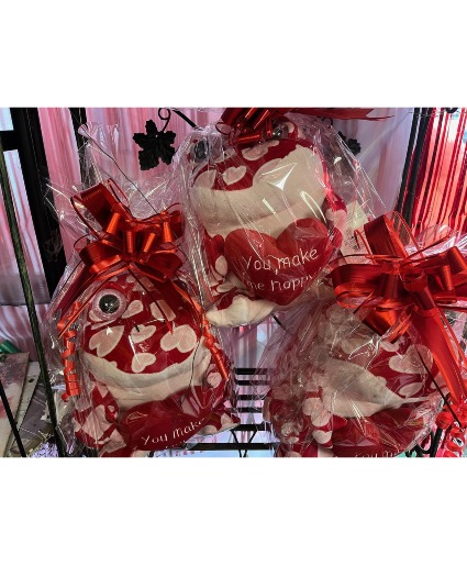 Red and Pink Love me Bear 