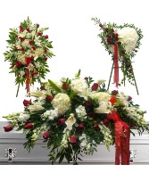 Red and White 3 pc 3 pc set