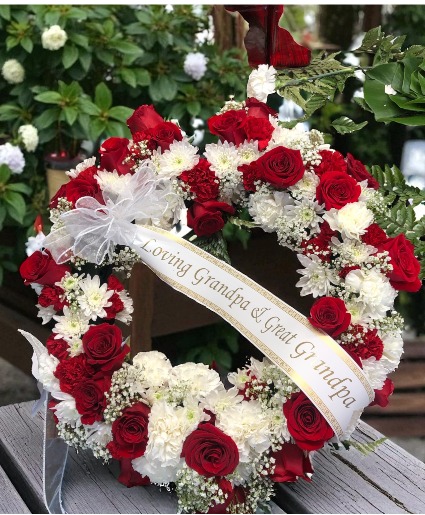 Enduring Love Wreath Wreath Standing Spray