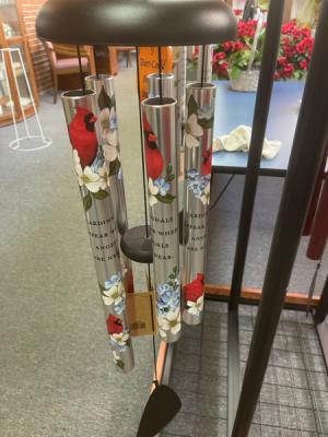 Red Bird Wind Chimes 