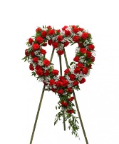 Red Carnation Heart