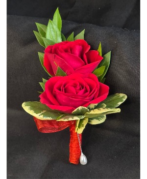 Red Carpet  Prom Boutonniere