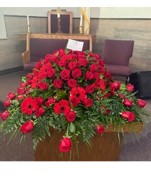 Red casket Red casket