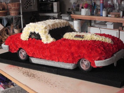 RED CORVETTE FUNERAL