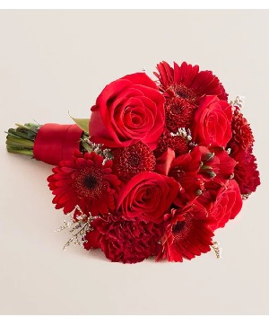 Large Red Hand Held Prom / Homecoming