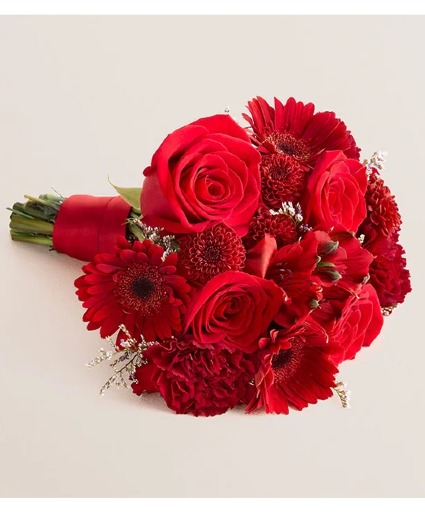 Large Red Hand Held Prom / Homecoming