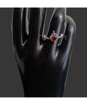 Red Heart Sword Ring 