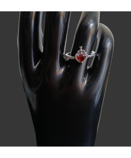Red Heart Sword Ring 