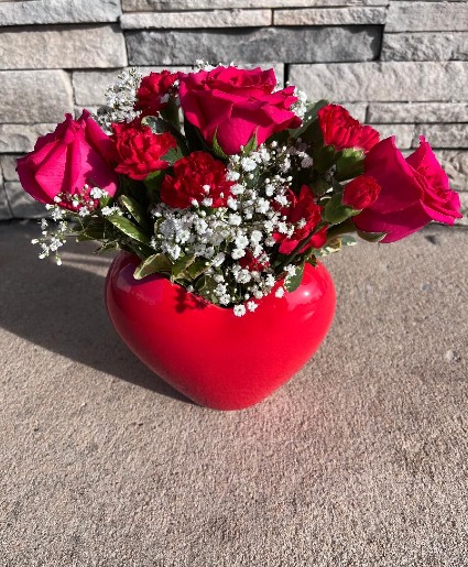 Red Hot Heart Valentines Day