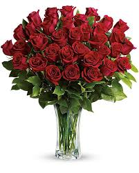 Red Hot Love Rose Arrangement in Longview, TX | HAMILL'S FLORIST