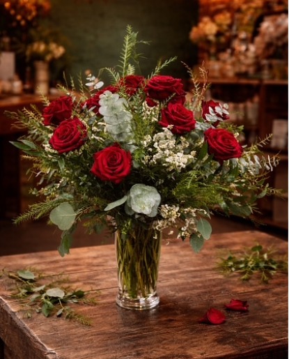 Red Letter Day Rose Arrangement