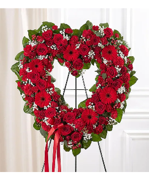 Red Open Heart sympathy