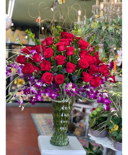 Red Perfection In Vase
