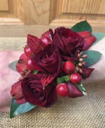 Red Radiance Corsage