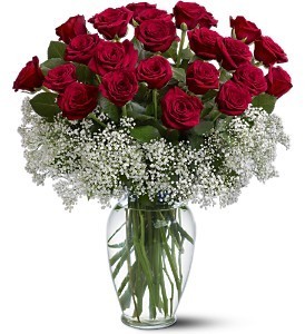  Two Dozen Red Long Stem  Rose Bouquet in Whitesboro, NY | KOWALSKI FLOWERS INC.