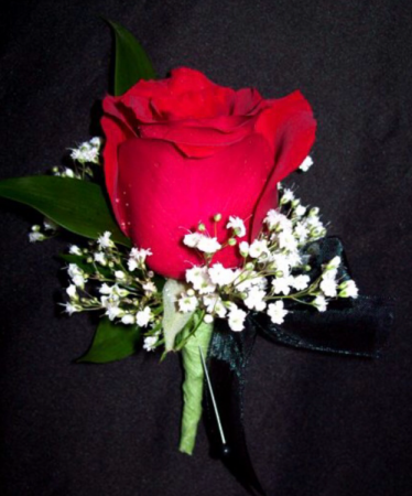 Red rose Boutoneire  Boutoneire 