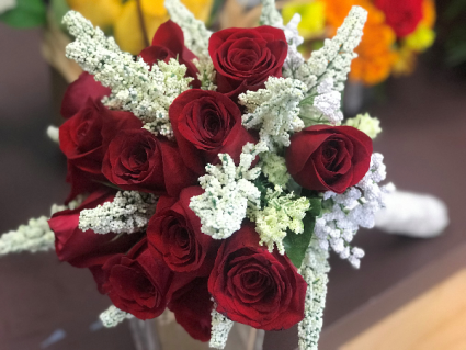 Red Rose Bridal Boquet Wedding