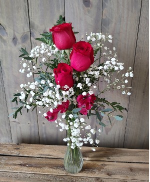 red rose bud vase Vase