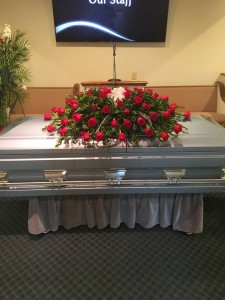 Red Rose Casket Spray 