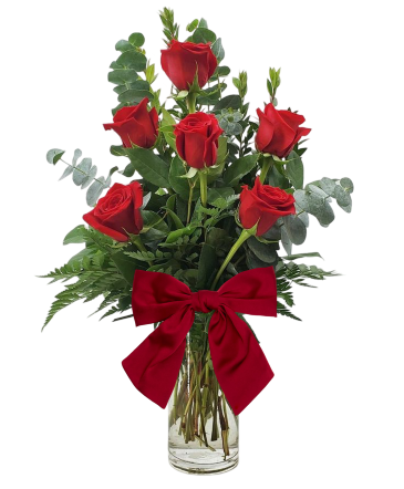 Red Rose Demure  in Whittier, CA | Rosemantico Flowers